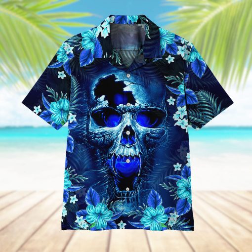 Gearhumans 3D Skull Hawaii Shirt