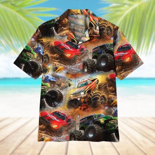 Gearhumans 3D Monster Truck Hawaii Shirt 7 Gearhumans 3D Monster Truck Hawaii Shirt - Image 7