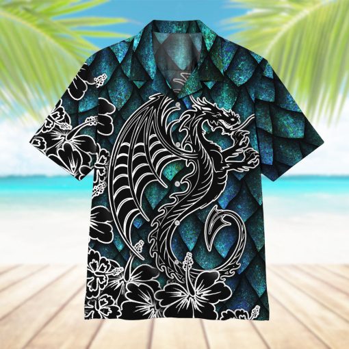 Gearhumans 3D Dragon Hawaii Shirt