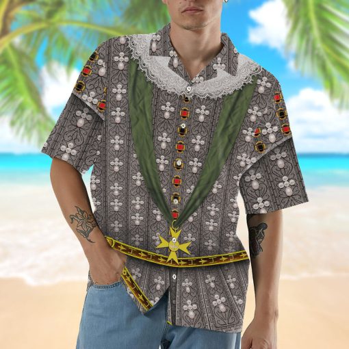 Gearhumans 3D Full Print Henry IV Of France Hawaii Shirt