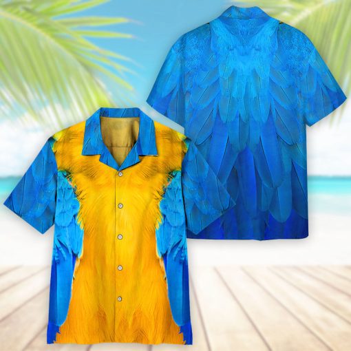Gearhumans 3D Parrot Hawaii Shirt