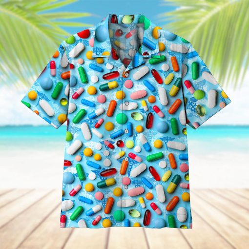 Gearhumans 3D Nurse Hawaii Shirt