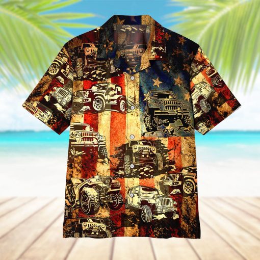 Gearhumans 3D Jeep American Flag Hawaii Shirt 16 Gearhumans 3D Jeep American Flag Hawaii Shirt