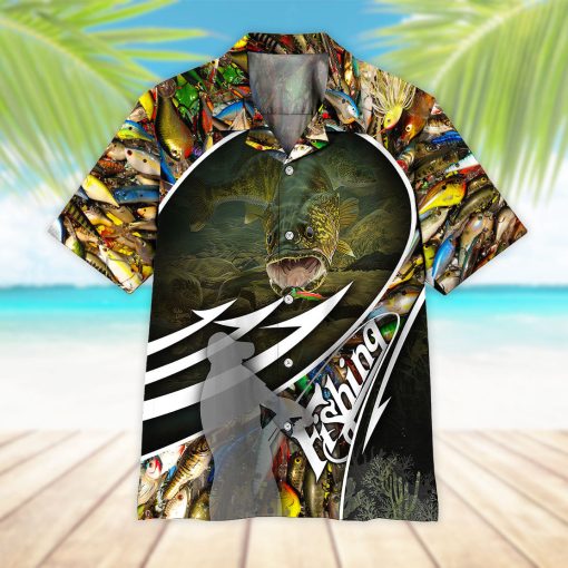 Gearhumans 3D Walleye Fishing Hawaii Shirt