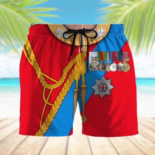Gearhumans 3D Custom Queen Elizabeth Shorts