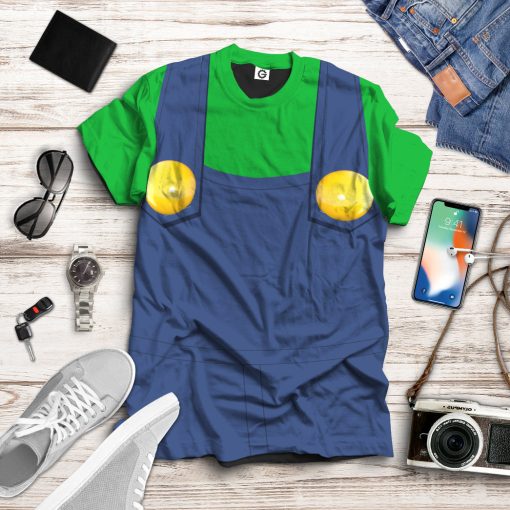 Gearhumans 3D Luigi Custom Hoodie Apparel - Image 15