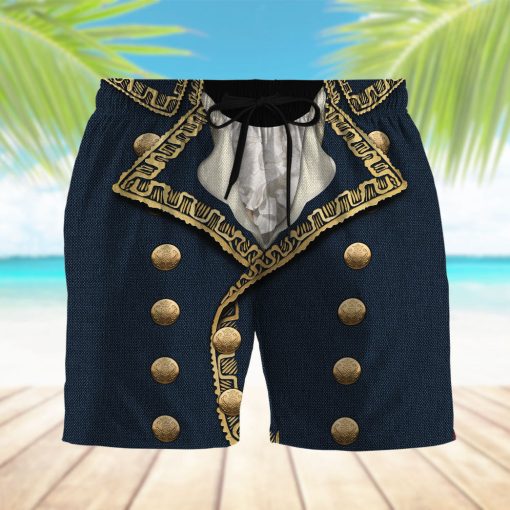 Gearhumans 3D Custom Marquis De Lafayette Shorts