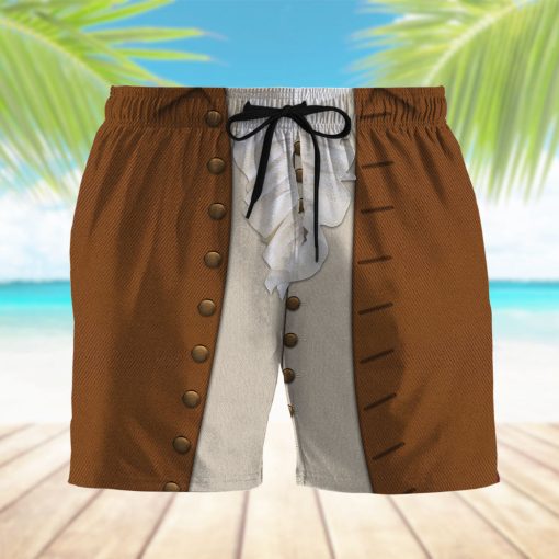 Gearhumans 3D Custom Alexander Hamilton Shorts - Image 5