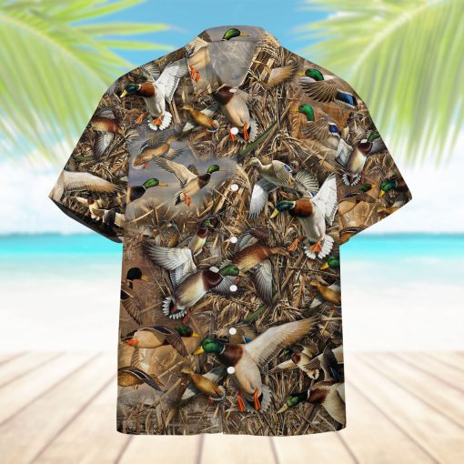 Gearhumans 3D Duck hunting hawaii shirt