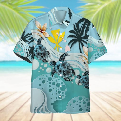 Gearhumans 3D Sea Turtle Hawaii Shirt