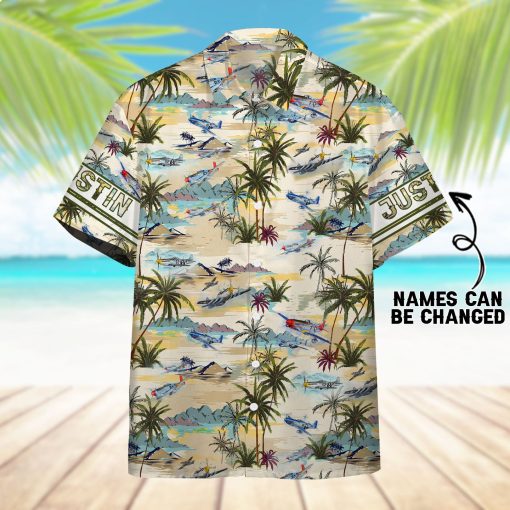 Gearhumans 3D Aircraft Hawaii Shirt - Image 6