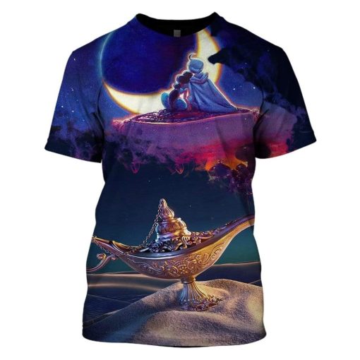 Aladdin And The Magic Lamp Custom T-shirt - Hoodies Apparel HD-GH20034 3D Custom Fleece Hoodies T-Shirt S