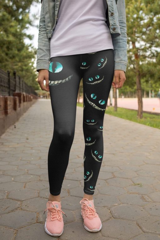 Alice In Wonderland Cheshire Cat Full-print Leggings HD-MV111388-LEG Leggings