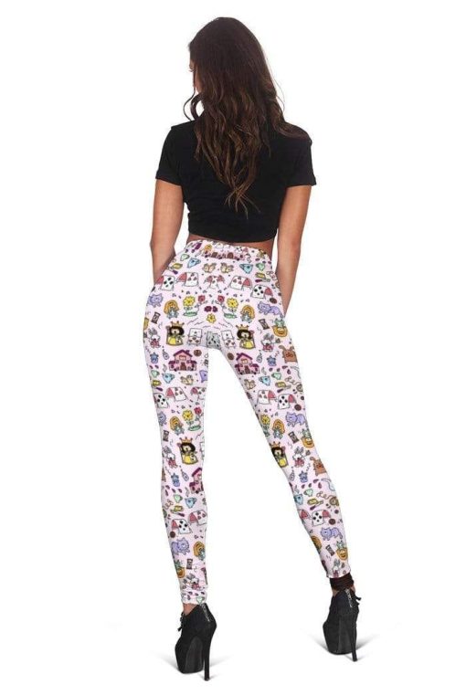 alice in wonderland doodles Full-print Leggings HD-MV111409-LEG Leggings