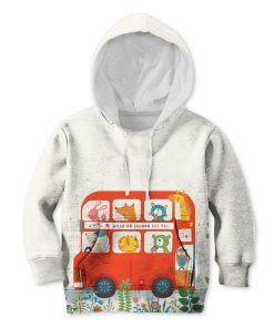 Amazing London Bus Tour Custom Hoodies T-shirt Apparel HD-PET110301K kid 3D apparel Kid Hoodie S/6-8