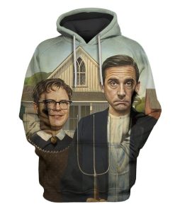 American Gothic Custom T-shirt - Hoodies Apparel HD-MV111349 3D Custom Fleece Hoodies Hoodie S 