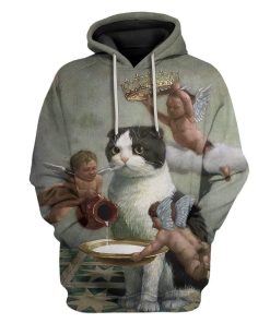 Angel Cat Custom T-Shirts Hoodies Apparel CT-AT1501202 3D Custom Fleece Hoodies Hoodie S 