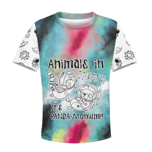 Animal in space Custom Hoodies T-shirt Apparel HD-GH1106210K kid 3D apparel Kid Hoodie S/6-8