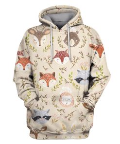 Animal In Spring Custom T-shirt - Hoodies Apparel HD-PET110254 3D Custom Fleece Hoodies Hoodie S 