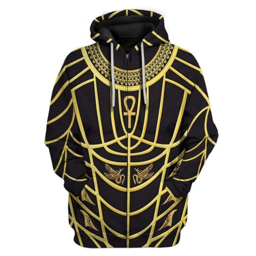 Anubis Mythologies Custom T-Shirts Hoodies Apparel CO-QM2412194 3D Custom Fleece Hoodies Zip Hoodie S