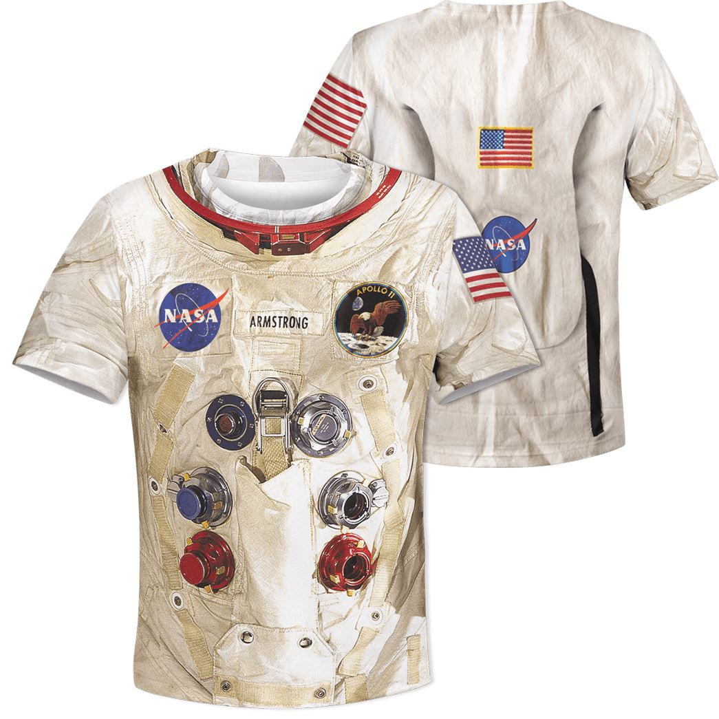 Gearhumans Armstrong Astronaut Kid Custom Hoodies T-shirt Apparel 9 Armstrong Astronaut Kid Custom Hoodies T-shirt Apparel HD-KGH110124 kid 3D apparel