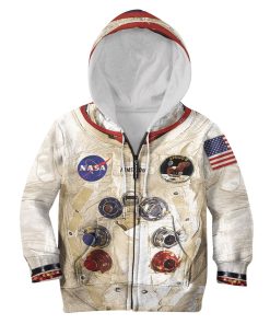 Gearhumans Armstrong Astronaut Kid Custom Hoodies T-shirt Apparel 10 Armstrong Astronaut Kid Custom Hoodies T-shirt Apparel HD-KGH110124 kid 3D apparel Kid Zip Hoodie 2XS/3-4