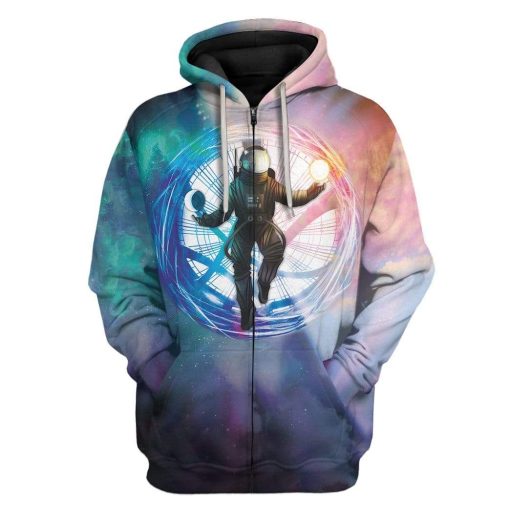Astronaut as Doctor Strange Custom T-Shirts Hoodies Apparel GL-DT2012192 3D Custom Fleece Hoodies Zip Hoodie S