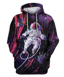 Astronaut Custom T-shirt - Hoodies Apparel HD-GH110529 3D Custom Fleece Hoodies Hoodie S 