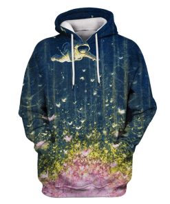 Astronaut Exploring Space Custom T-shirt - Hoodies Apparel GH110370 3D Custom Fleece Hoodies Hoodie S 