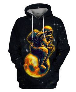 Astronaut in space Custom T-shirt - Hoodies Apparel GH110257 3D Custom Fleece Hoodies Hoodie S