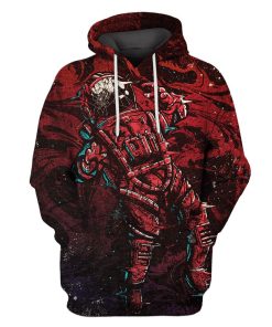 Astronaut in space Custom T-shirt - Hoodies Apparel GH110351 3D Custom Fleece Hoodies Hoodie S