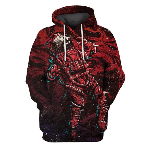 Astronaut in space Custom T-shirt - Hoodies Apparel GH110351 3D Custom Fleece Hoodies Hoodie S