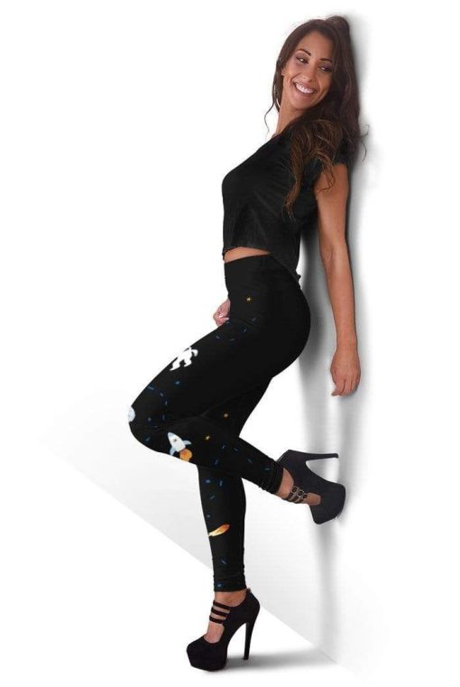 Astronaut in space Full-print Leggings HD-GH20118-LEG Leggings