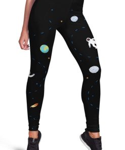 Astronaut in space Full-print Leggings HD-GH20118-LEG Leggings Leggings S 