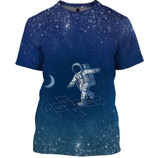 Astronaut in the space Custom T-shirt - Hoodies Apparel GH110337 3D Custom Fleece Hoodies T-Shirt S