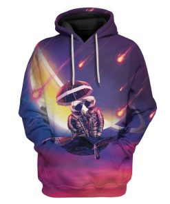 Astronaut Lovers On Magic Carpet Valentine Day Custom T-Shirts Hoodies Apparel GL-TA2012191 3D Custom Fleece Hoodies Hoodie S 