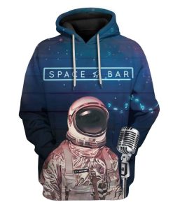 Astronaut Space Bar Custom T-Shirts Hoodies Apparel GL-TA1501204 3D Custom Fleece Hoodies Hoodie S 
