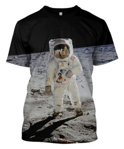 Astronaut Taking A Photo Outspace Custom T-shirt - Hoodies Apparel HD-GH110493 3D Custom Fleece Hoodies