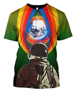 Astronaut with A Space Traveler's Guide to the Solar System Custom T-shirt - Hoodies Apparel GH110365 3D Custom Fleece Hoodies