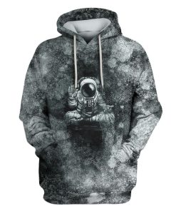 ASTRONAUTS WITH HEADPHONE Custom T-shirt - Hoodies Apparel HD-GH110651 3D Custom Fleece Hoodies Hoodie S 