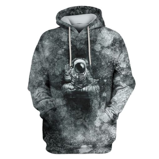 ASTRONAUTS WITH HEADPHONE Custom T-shirt - Hoodies Apparel HD-GH110651 3D Custom Fleece Hoodies Hoodie S