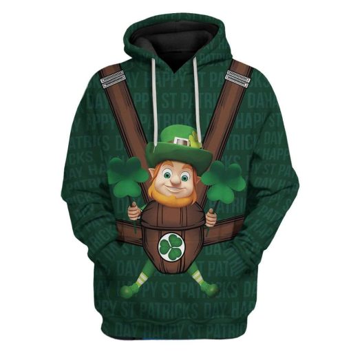 Baby Leprechaun Custom T-Shirts Hoodies Apparel HD-AT3101202 3D Custom Fleece Hoodies Hoodie S