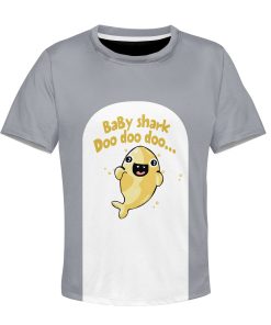 Baby Shark Custom Hoodies T-shirt Apparel HD-GH1106181K kid 3D apparel Kid T-Shirt XS 