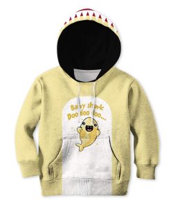 Baby Shark Custom Hoodies T-shirt Apparel HD-MV111372K kid 3D apparel Kid Hoodie S/6-8 