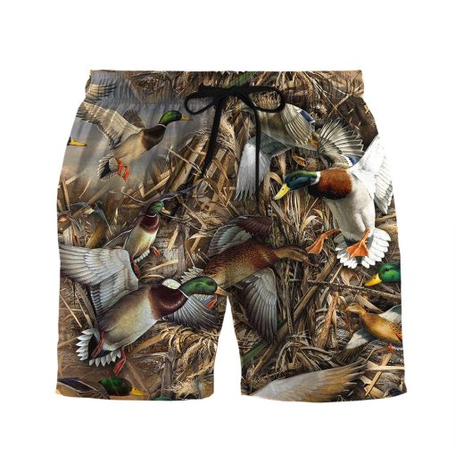 Gearhumans 3D Duck hunting Beach short