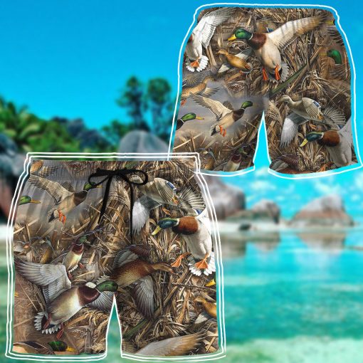 Gearhumans 3D Duck hunting Beach short