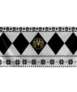 Gearhumans 3D White Power Ranger Hawaii Beach Towel