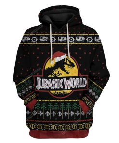 Bearbubble 3D Ugly Jurassic World Christmas T-Shirts Hoodies Apparel BB-GH2911196 3D Custom Fleece Hoodies Hoodie S 