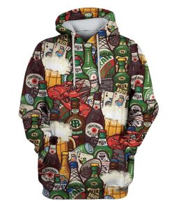 Beers Custom T-shirt - Hoodies Apparel HD-GH110571 3D Custom Fleece Hoodies Hoodie S 