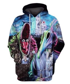 beetlejuice barbara and adam Hoodies - T-Shirts Apparel MV110288 3D Custom Fleece Hoodies Hoodie S 